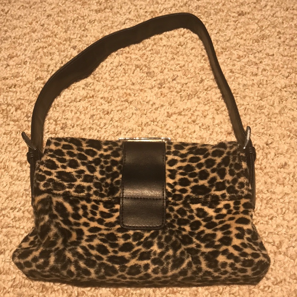 BEBE leopard print small handbag